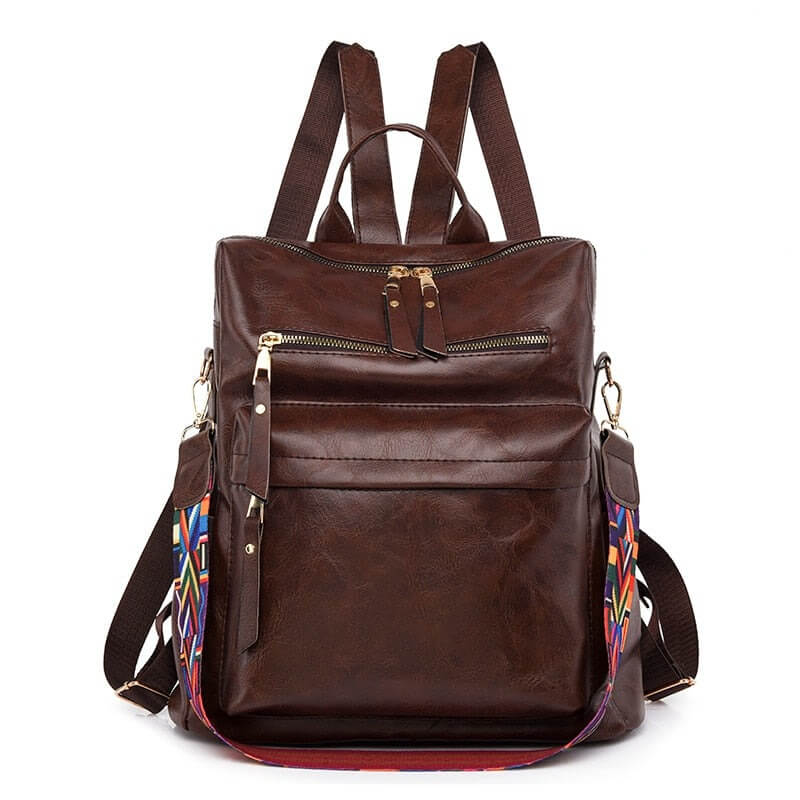 Mochila Feminina em Couro Vintage Luise