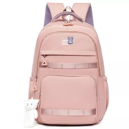 Mochila Feminina Little Rabbit Com Chaveiro