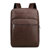 Mochila Masculina em Couro Genuino - Hermez Premium