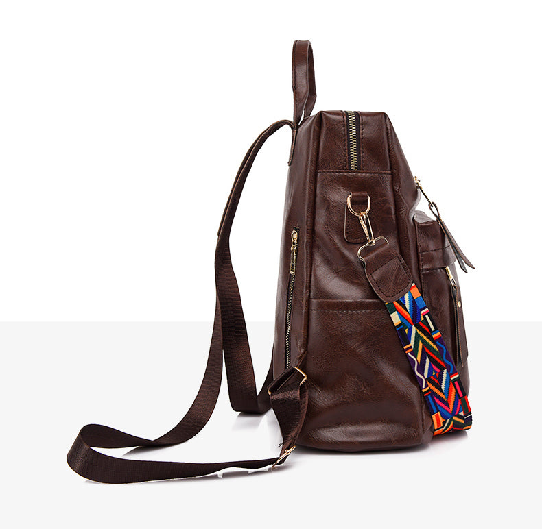 Mochila Feminina em Couro Vintage Luise