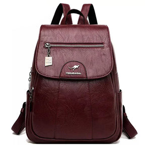 Mochila em Couro Genuino - Meigue Bag