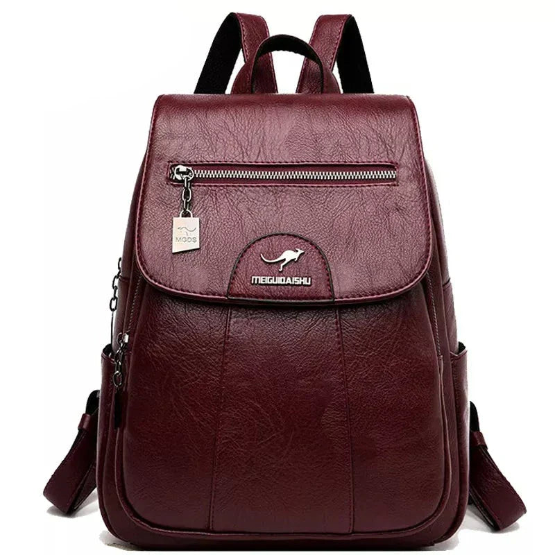 Mochila em Couro Genuino - Meigue Bag