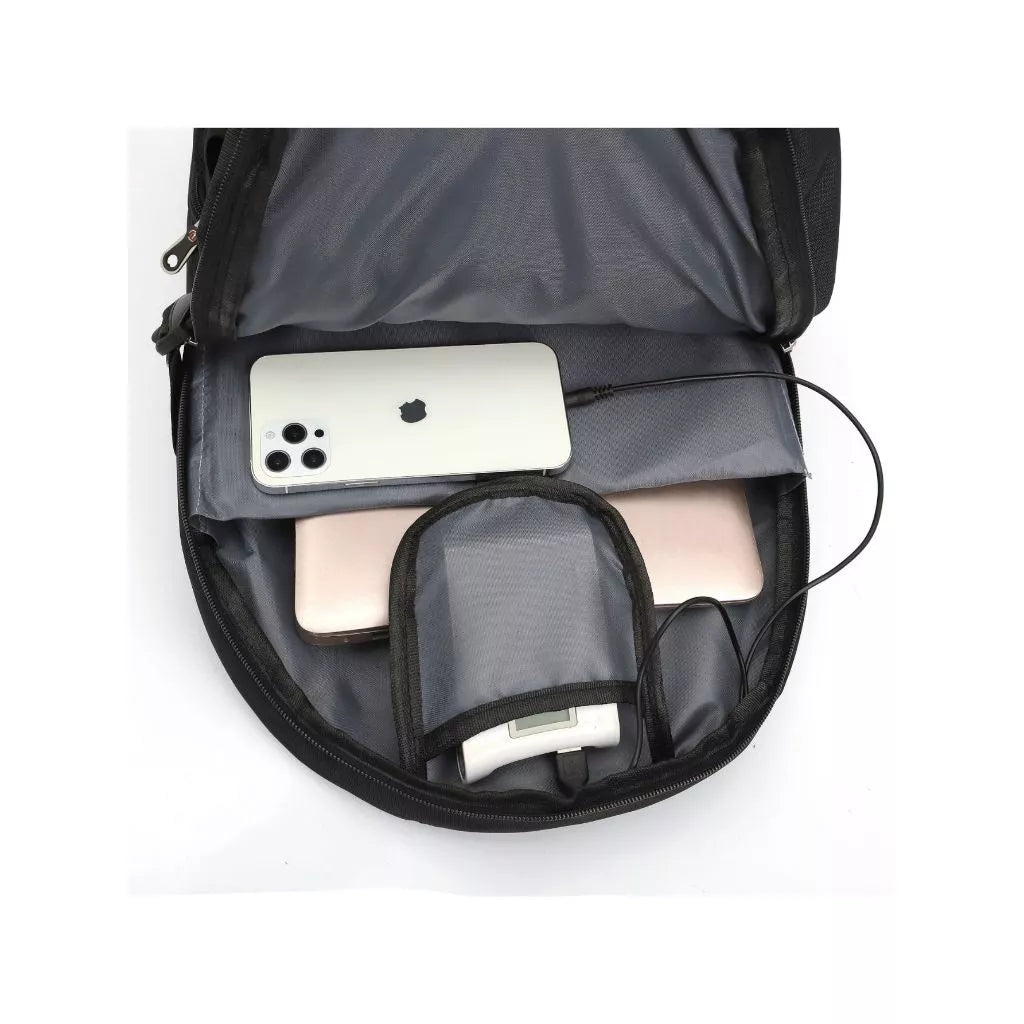 Mochila XIAOBANG Para Notebook Impermeável Com Cadeado Entra USB/Fone