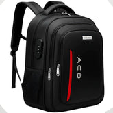 Mochila Unissex A.C.O Impermeável para Notebook Senha Carregamento USB/Fone