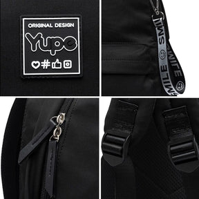 Mochila Feminina Escolar Yumi com Chaveiro